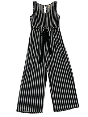 Wrapper Striped Jumpsuit